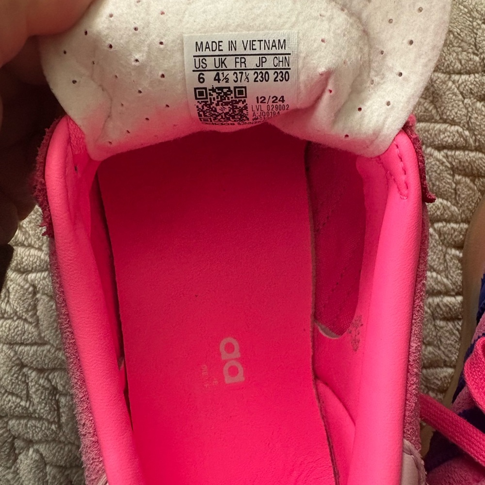 Adidas Gazelle Pink Indoor Sneakers- women’s - Picture 8 of 8